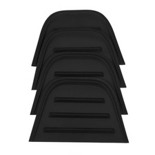 4Pcs Durable PVC Suitcase Corner Guards Black Reusable Luggage Edge Protectors