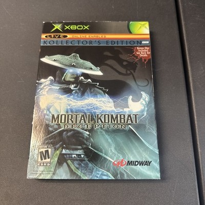 Mortal Kombat Deception Raiden Edition Original X Box Complete In Box