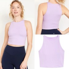 Old Navy Womens Light Support PowerChill Longline Sports Bra Tank Size XS XXL 2X