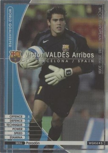 2010-11 Panini SEGA WCCF World Class GK Victor Valdes Barcelona