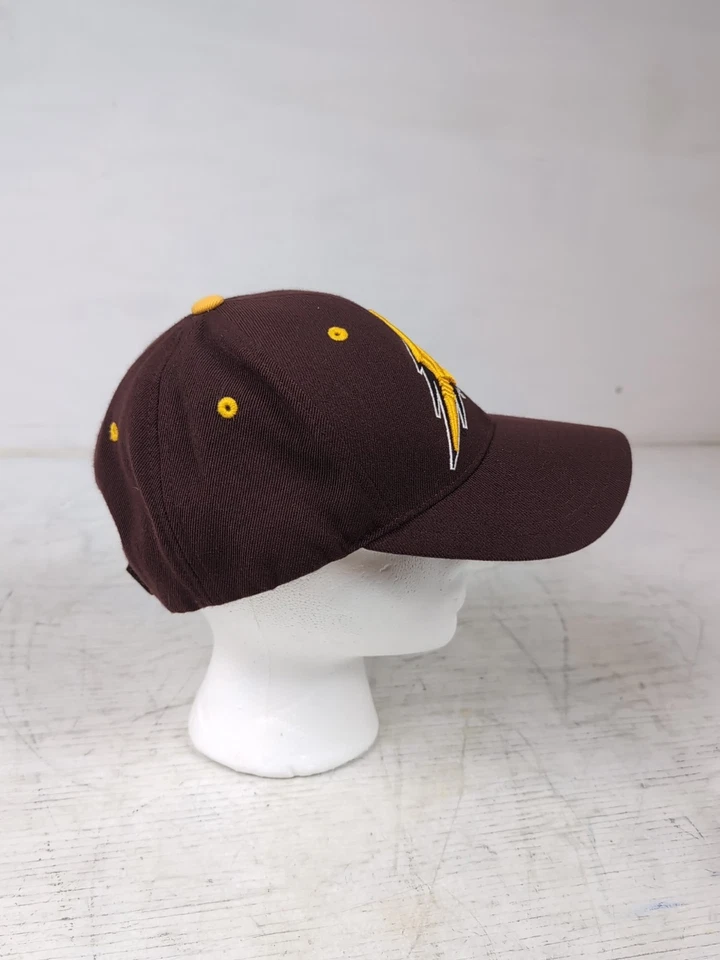 Arizona State Sun Devils Zephyr Adjustable Hat Cap Maroon Gold - Large Trident - Image 2 of 4