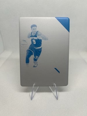 RJ Barrett 2022 Panini Noir Cyan Printing Plate Prime Color 1/1
