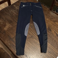 Piper By Smartpak Girls Blue Riding Pants Size 24R Horseback Riding Equestrian