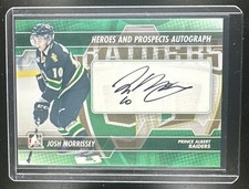 2013-14 In The Game Heroes and Prospects Auto Josh Morrissey