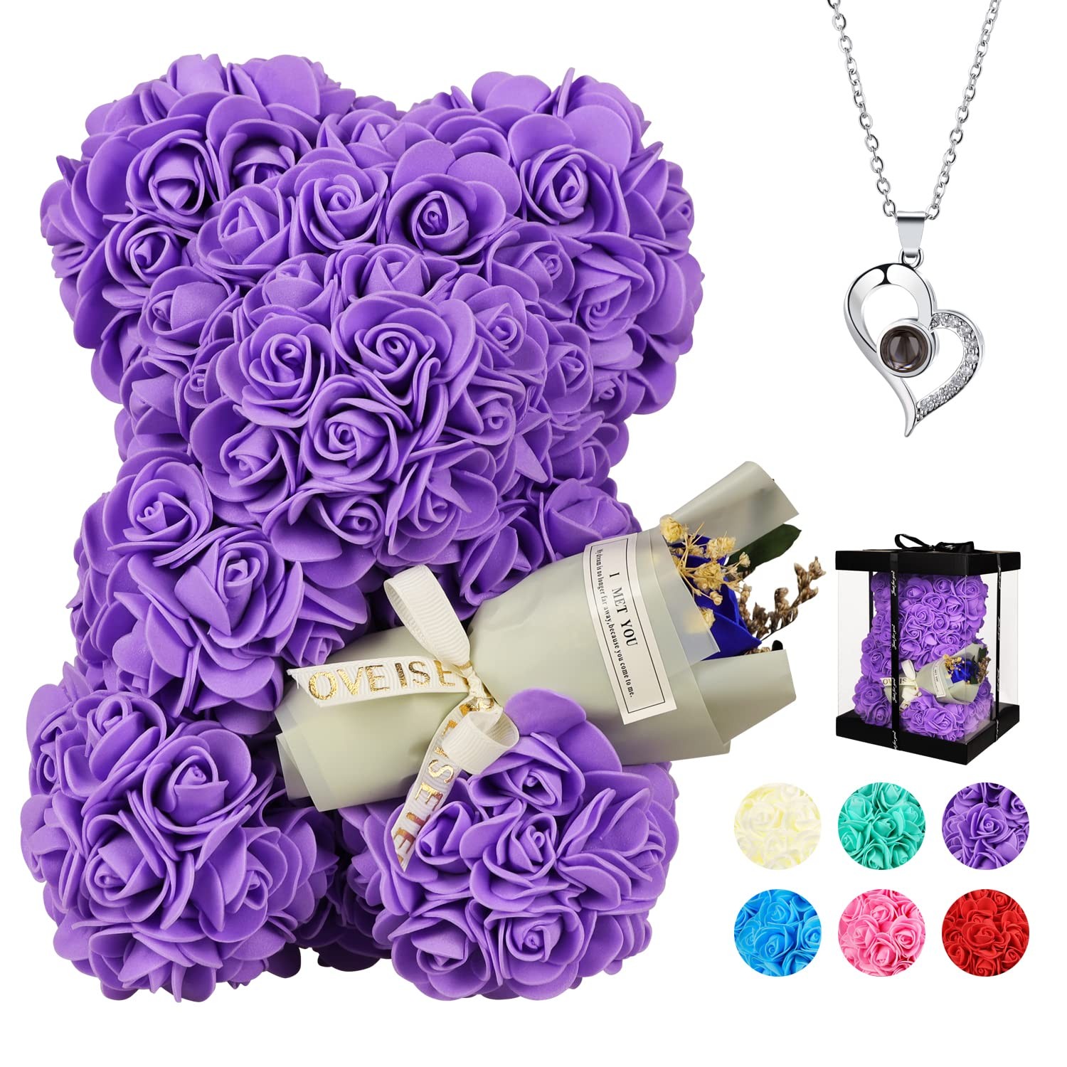 Ours Rose Cadeaux Saint-Valentin Ours Rose pour Son Cadeau Idée Romantique Femme