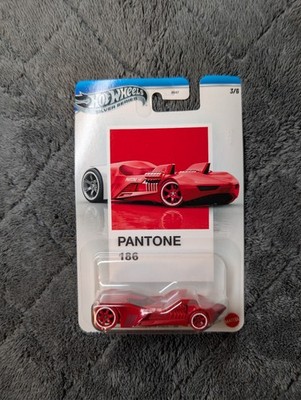 Hot Wheels Silver Series Pantone 186 Red Collectible Diecast Car Model Toy