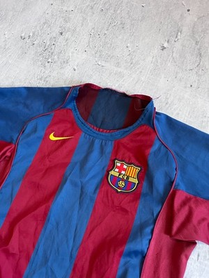 NIKE FC BARCELONA 2004 / 2005 HOME RONALDINHO FOOTBALL SOCCER