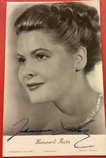 JOHANNA MATZ,eigenhändig signierte HUBMANN- Postkarte