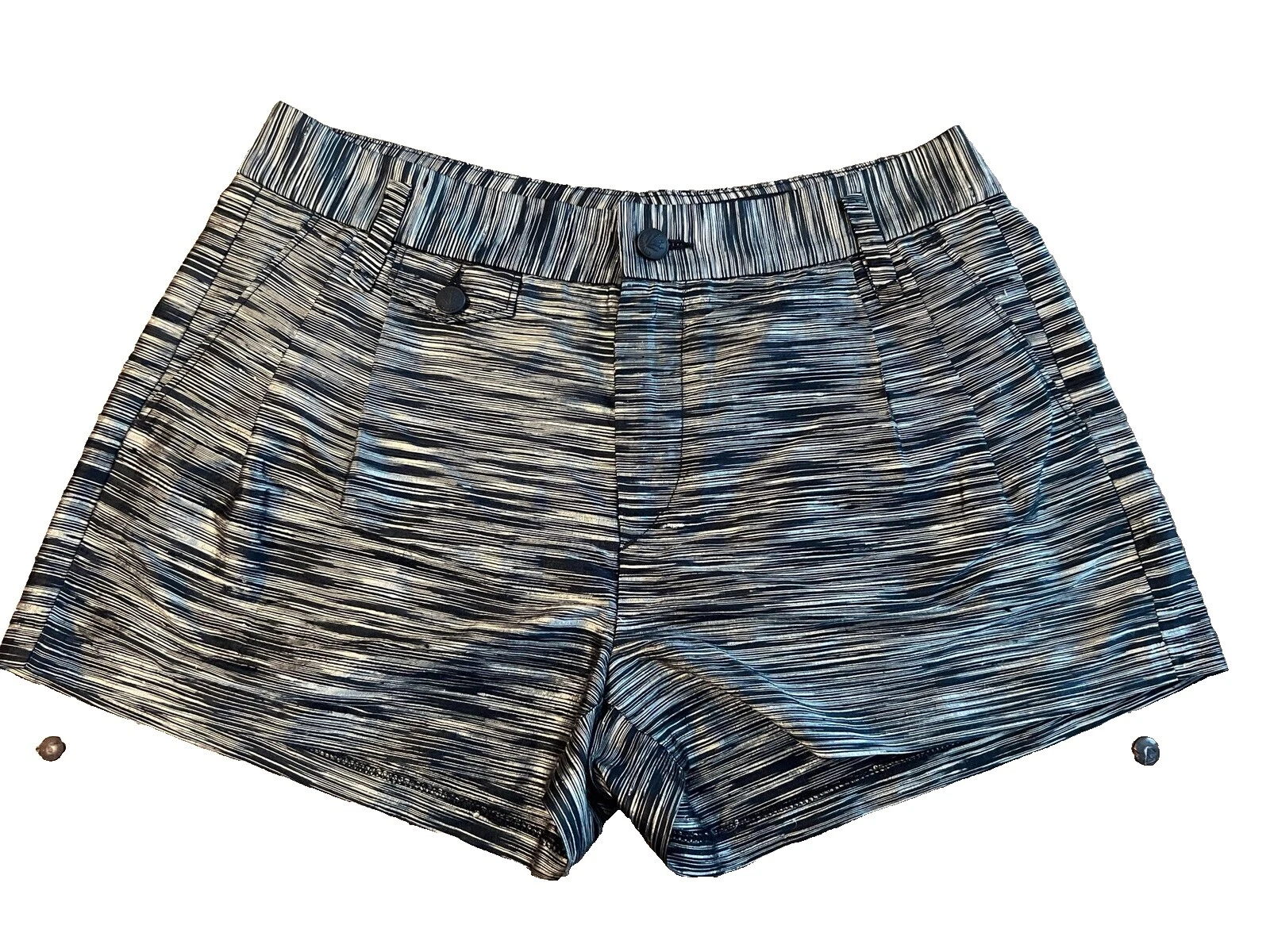 Camuflaje Pantalones Cortos 100% Seda tamaño regular para De mujer