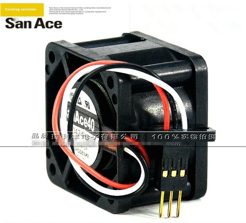 SANYO Axial flow fan 109P0424H302 24V 0.095A 4028 40x40x28mm 3 wire