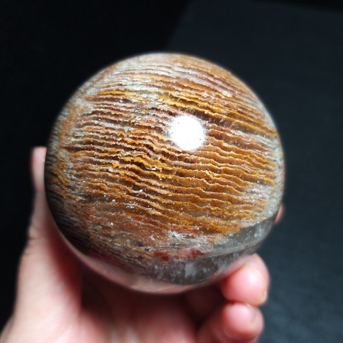 TOP 262G Natural Phantom Thousand Layer Garden Quartz Crystal Sphere Ball QA221 - Picture 7 of 17