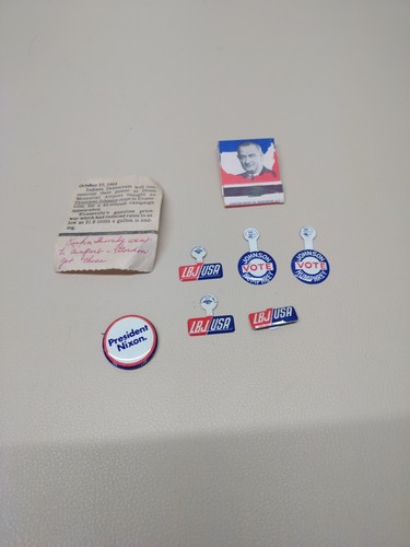 Vtg Campaign Political Buttons Mixed Lot - 第 1/5 張圖片