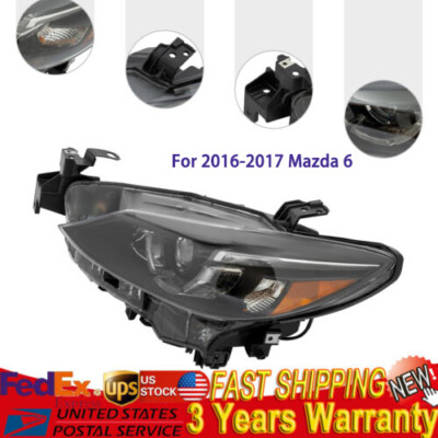 2016-2017 For Mazda 6 LED Headlight w/ AFS LED DRL Headlight Left Driver Side LH