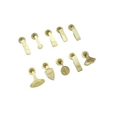 2X Chinese Style Single Hole Brass Door Handle DIY Cabinet Drawer Pulls Hardware