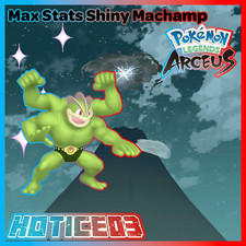 Pokemon Legends: Arceus Shiny Machamp Max Stats