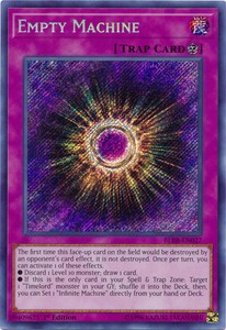 Empty Machine - BLRR-EN027 - Secret Rare - 1st Edition x3 - Near Mint