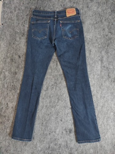 Jeans Levis uomo 30x32 blu 511 slim fit gamba dritta preppy lavaggio scuro linguetta rossa - Foto 2 di 11