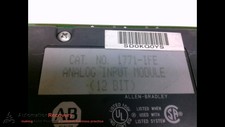 ALLEN BRADLEY 1771-IFE SERIES A, ANALOG INPUT...