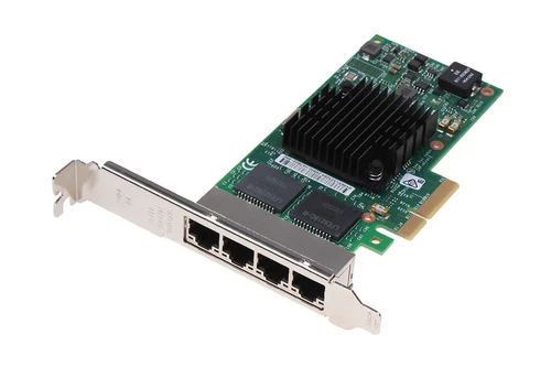 Intel i350-T4 V2 4-Port Gigabit Ethernet Adapter // Full Profile // I350T4V2BLK