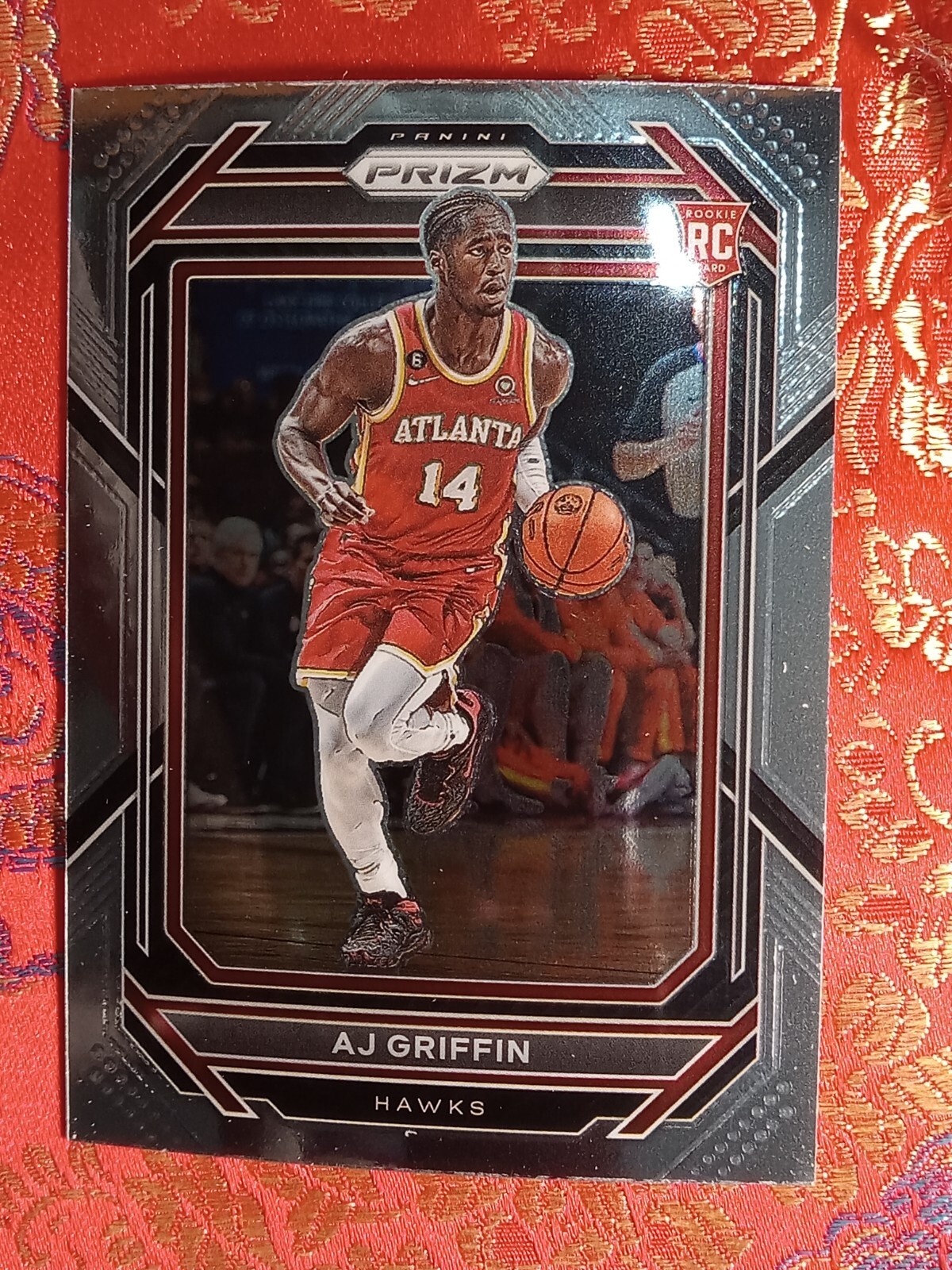 AJ Griffin 2022/23 NBA Prizm SILVER PRiSM #248 RC Atlanta Hawks Rookie Card