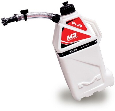 MATRIX M3 WORKS CLEAR RED MX ENDURO FUEL CAN GASGAS MC65 MC85 MC125 MC250