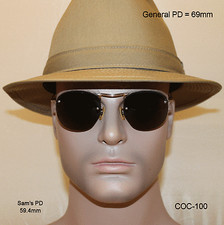 C.O.C. Rimway 12k Gold Fill True Antique Eyeglasses  Case