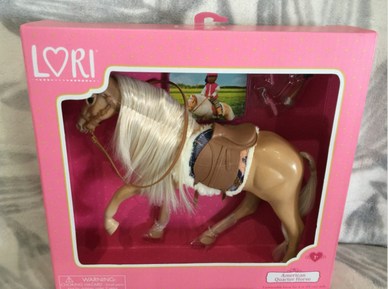 Battat Our Generation Girl 6" Lori Doll Tan AMERICAN QUARTER HORSE New