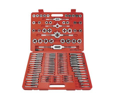 110-Piece Tap and Die Set SAE  Metric , Threading Tool Set with Storage Case
