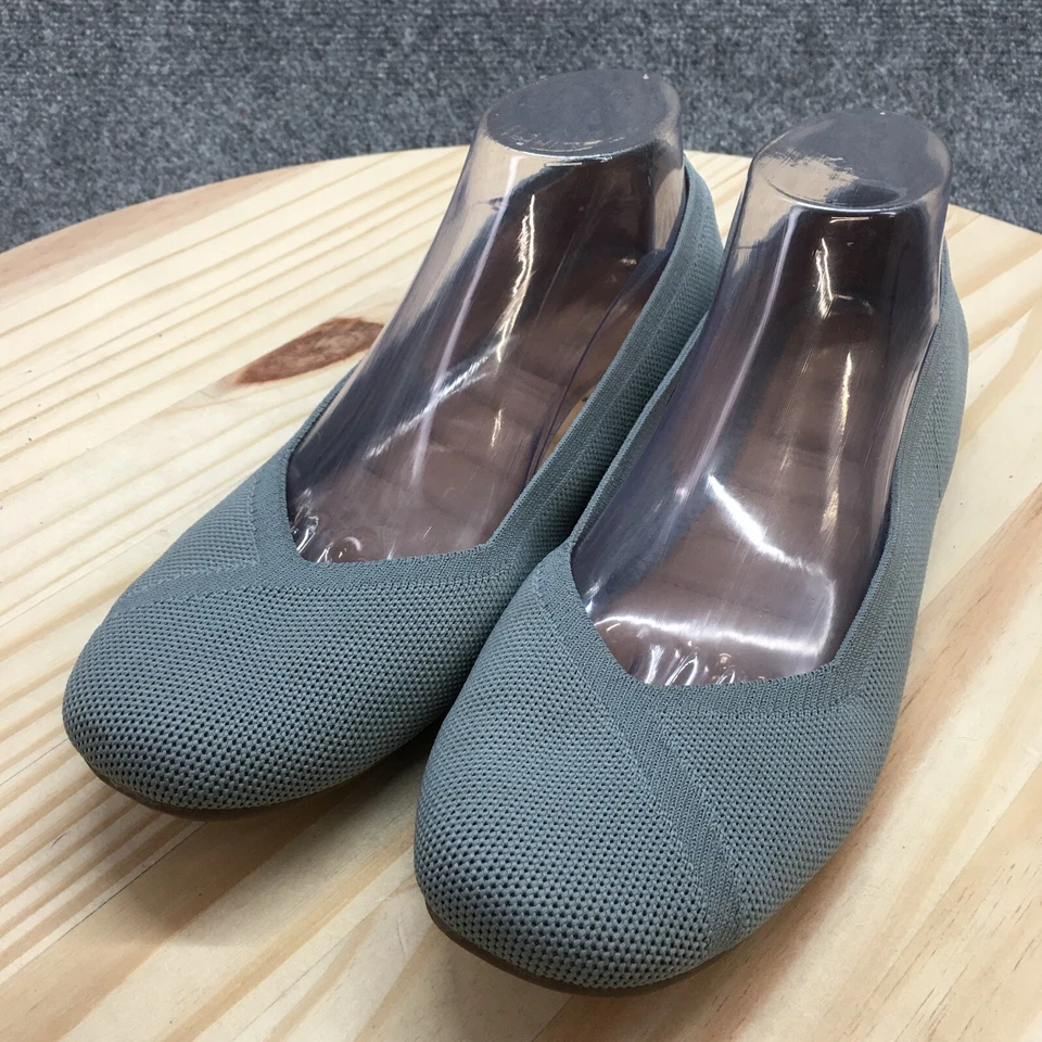 Zapatos Cynthia Rowley para mujer 10 M Haisley Ballet planos grises cómodos parte superior baja Foto 3 de 4