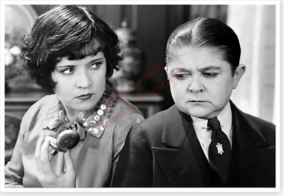 Actor Midget Little Billie Rhodes With Actress Marie Prevost Silver ...
