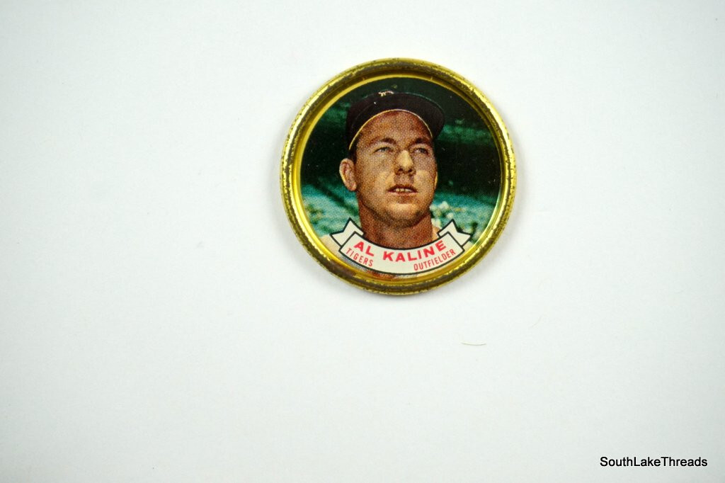 1964 Topps Baseball Coin Al Kaline #100 Detroit Tigers Player Vintage