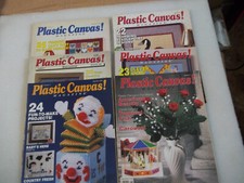 Lot of 15 Plastic Canvas Magazines No. 1 - 23 Incomplete Run 1989-1992 Patterns