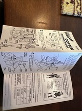 1978 Vintage Remco Amazing Energized Spider-Man Copter Instructions