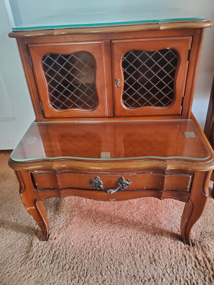 Vintage White Furniture Full bedroom set eBay