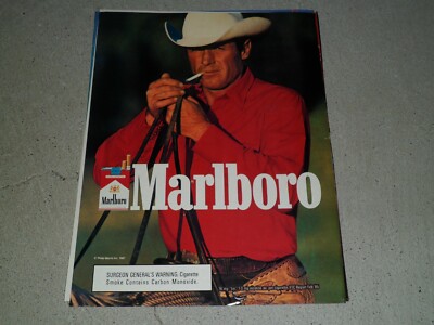 marlboro red cigarettes price 1987 MARLBORO CIGARETTES #2 AD / ARTICLE