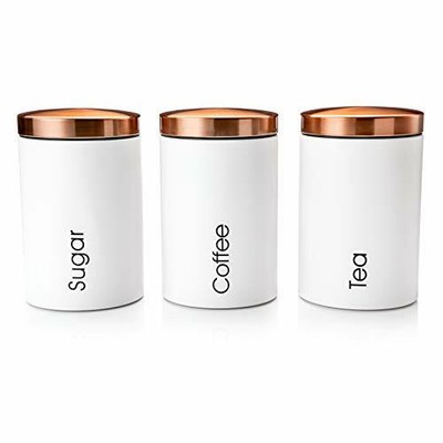 white copper tea coffee sugar