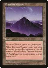 MTG Dormant Volcano  - Visions #161