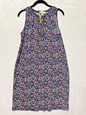 MICHAEL KORS Sleeveless Blue Floral Dress Size S