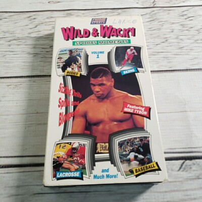 1992 Wild & Wacky Sports Moments VOL 1 VHS Tape MIKE TYSON Prime Sports RARE