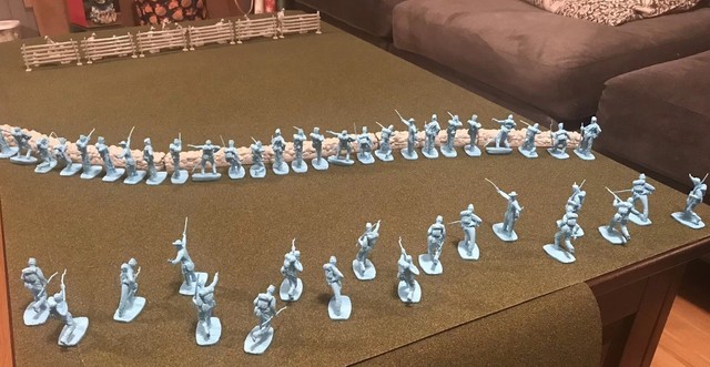 civil war toy soldiers set