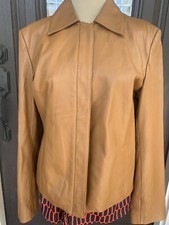 New Leather Women’s Coat Size 8 - Camel