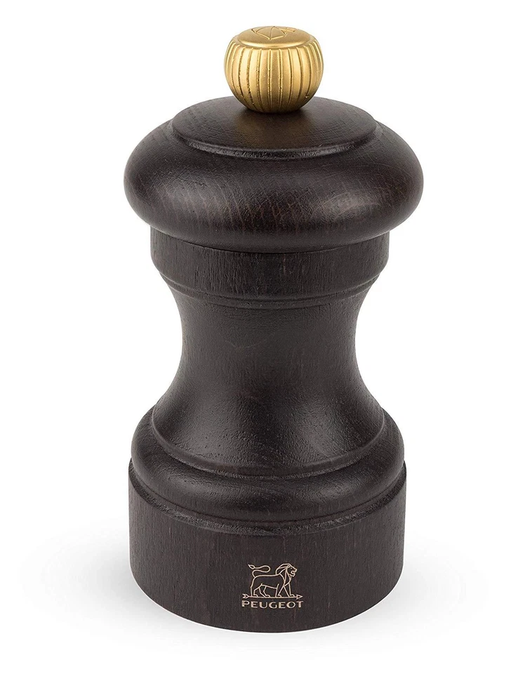 Molinillo de pimienta chocolate Peugeot 2/22594 Bistro 4 pulgadas y molino de sal natural de 4 pulgadas Foto 2 de 3