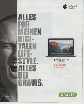 Gravis Magazin - November - 2016 - iPhone 7,IPOD Air 2, MacBook Pro, etc.