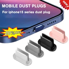 Anti Dust Plug Cover Charger Ports Cap Accessories for Iphone15 Pro Plus Promax