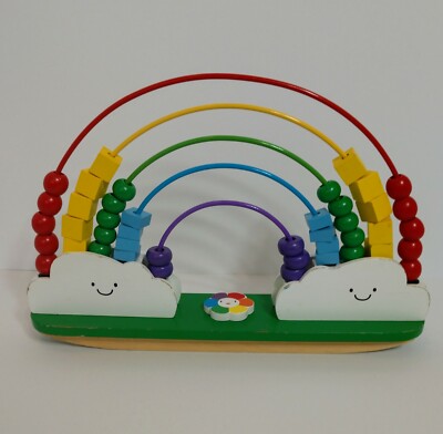 Colorful Child's Abacus. Educational Toy. Teach your child basic math and colors