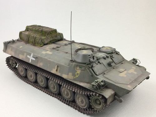 Built 1/35 Scale Tank MT-LB Ukrainian Army SKIF, Tank Model, Russo-Ukrainian war - Picture 13 of 14