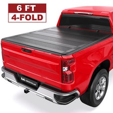 6ft Half Low-profile Hard Tonneau Cover For 2015-2022 Chevy Colorado Gmc Canyon