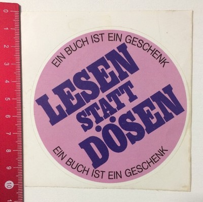 Sticker/Decal: A Book Is A Gift - Reading Instead Of Dozing (010516122)
