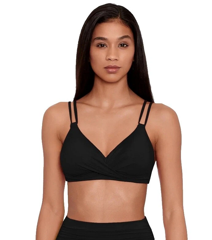 Top negro Lauren Ralph Lauren Traje de Baño para Mujeres