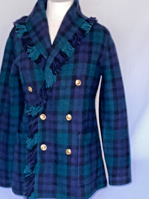 Ralph Lauren ウールブランケット 140×200cm Polo Ralph Lauren Black Watch Wool Blazer Double Breasted